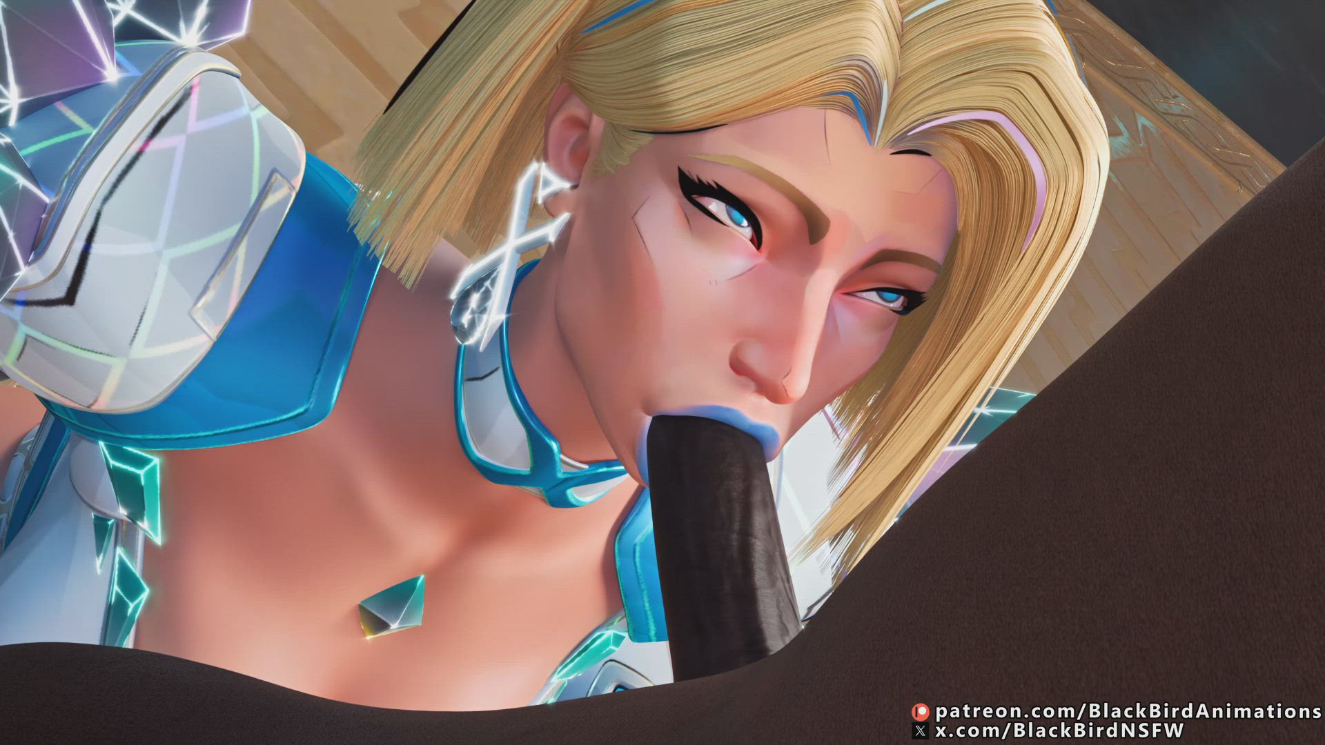 Animation BBC Blowjob Cum Swallow