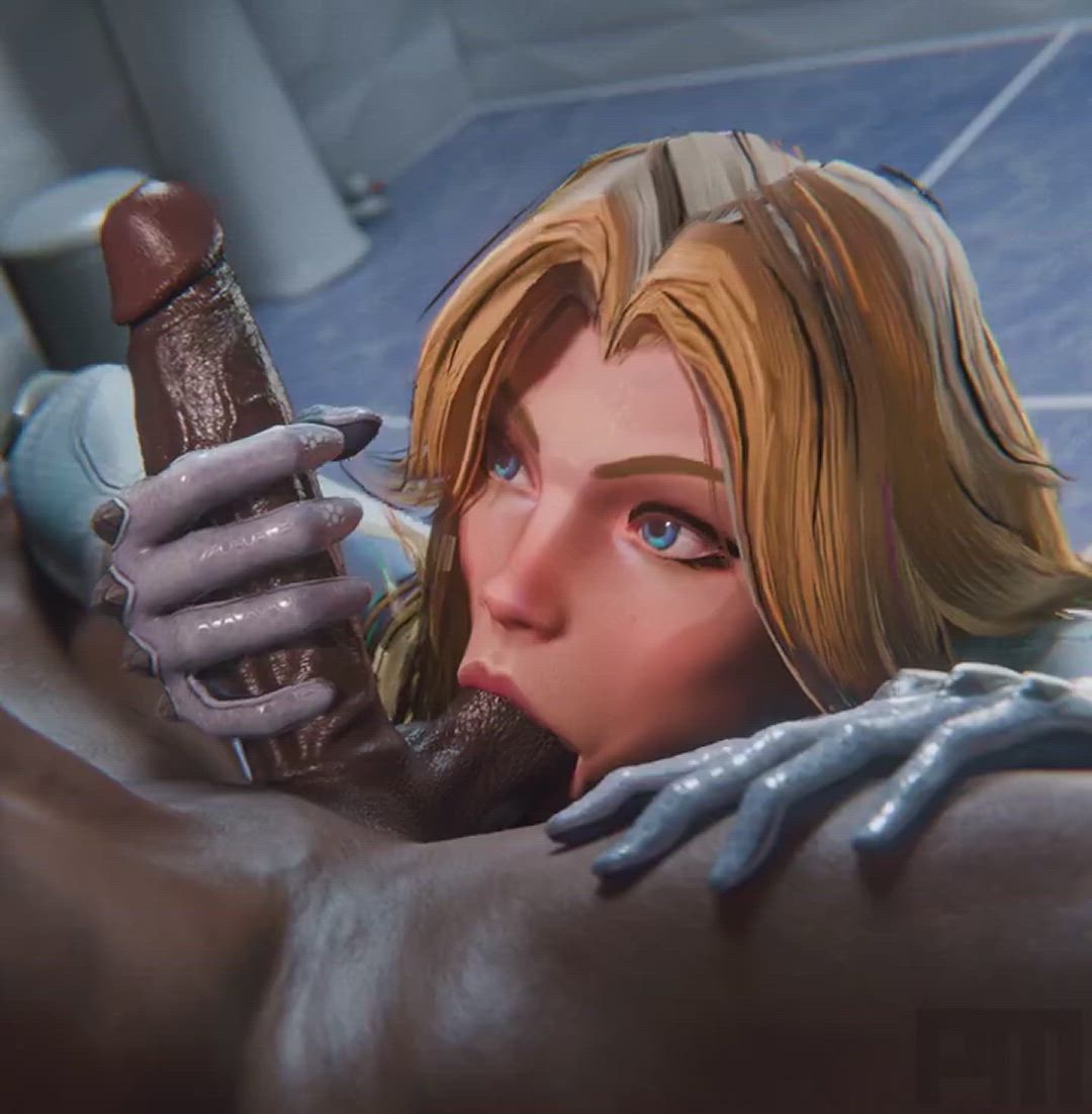 Animation BBC Balls Sucking Blonde