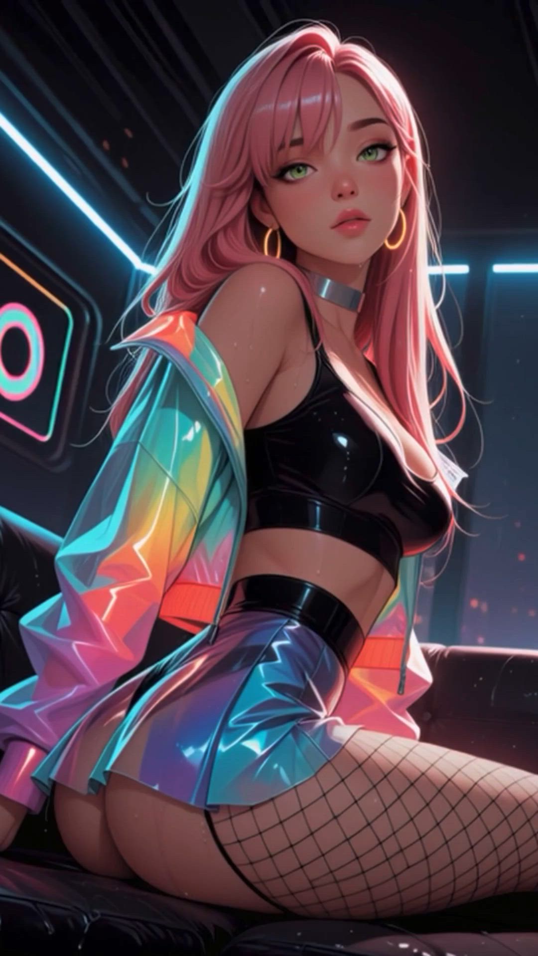 Ai Generated Fingering Hentai Lesbian