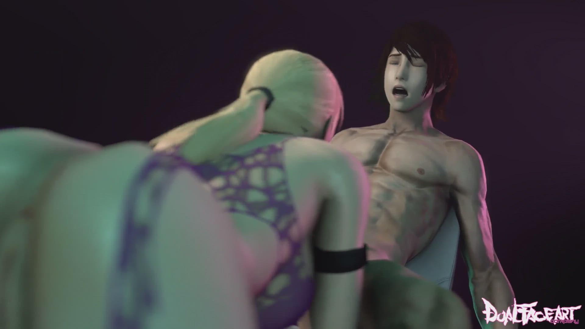 3D Animation Chair Sex Femdom