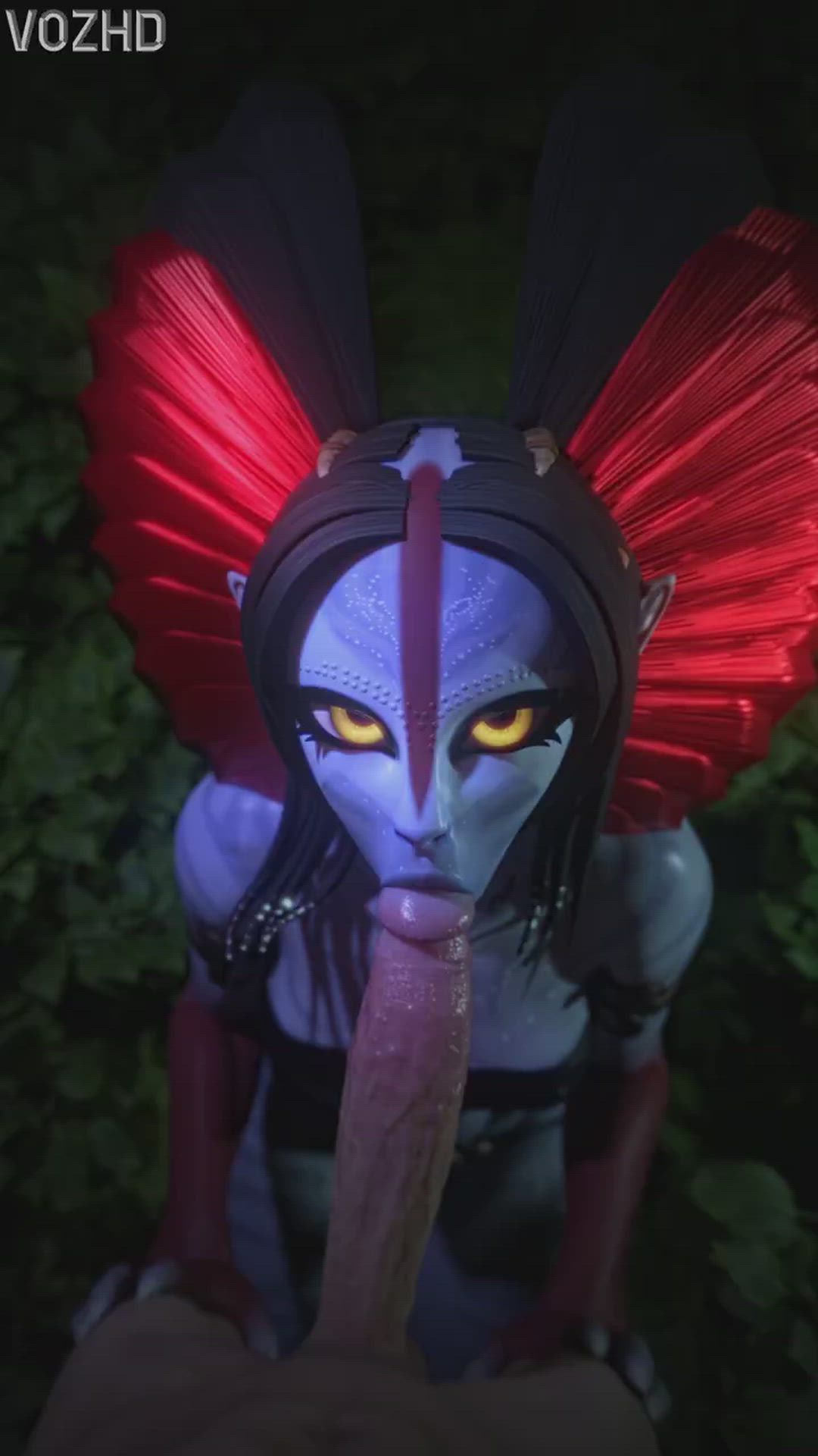 3D Alien Animation Blowjob