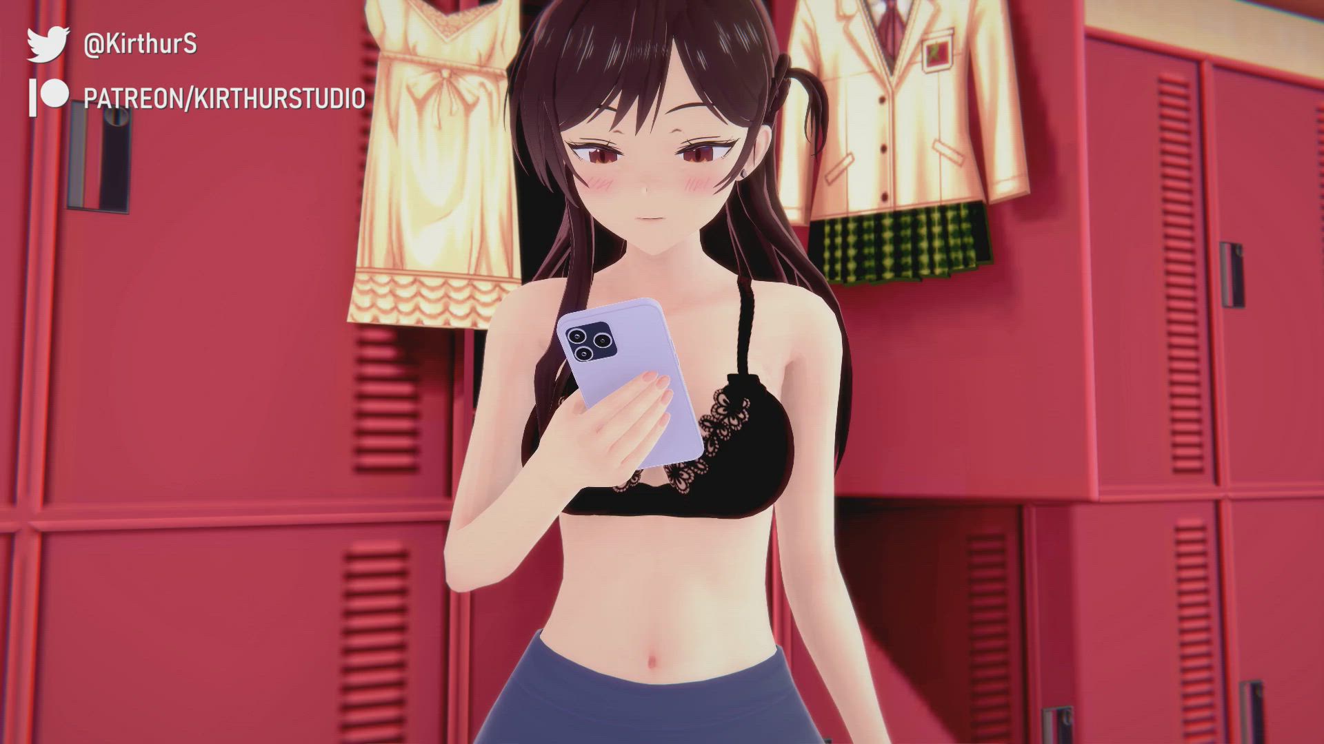 3D Animation Anime Doll