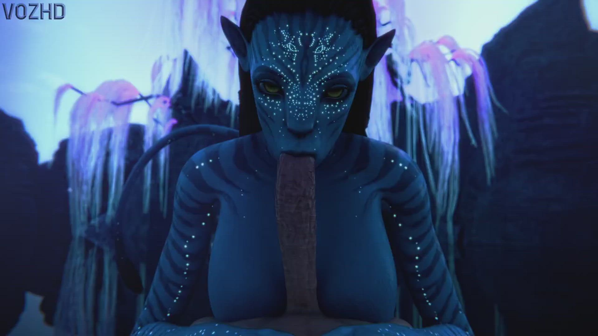 3D Alien Animation Blowjob