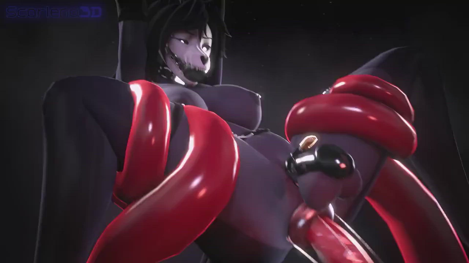 3D Anal Animation Chastity