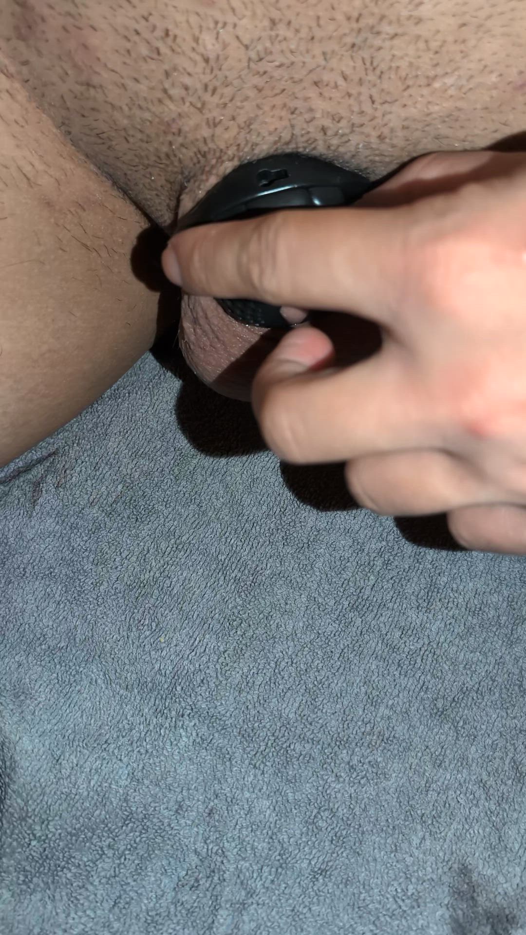 Bisexual Caged Chastity Cum