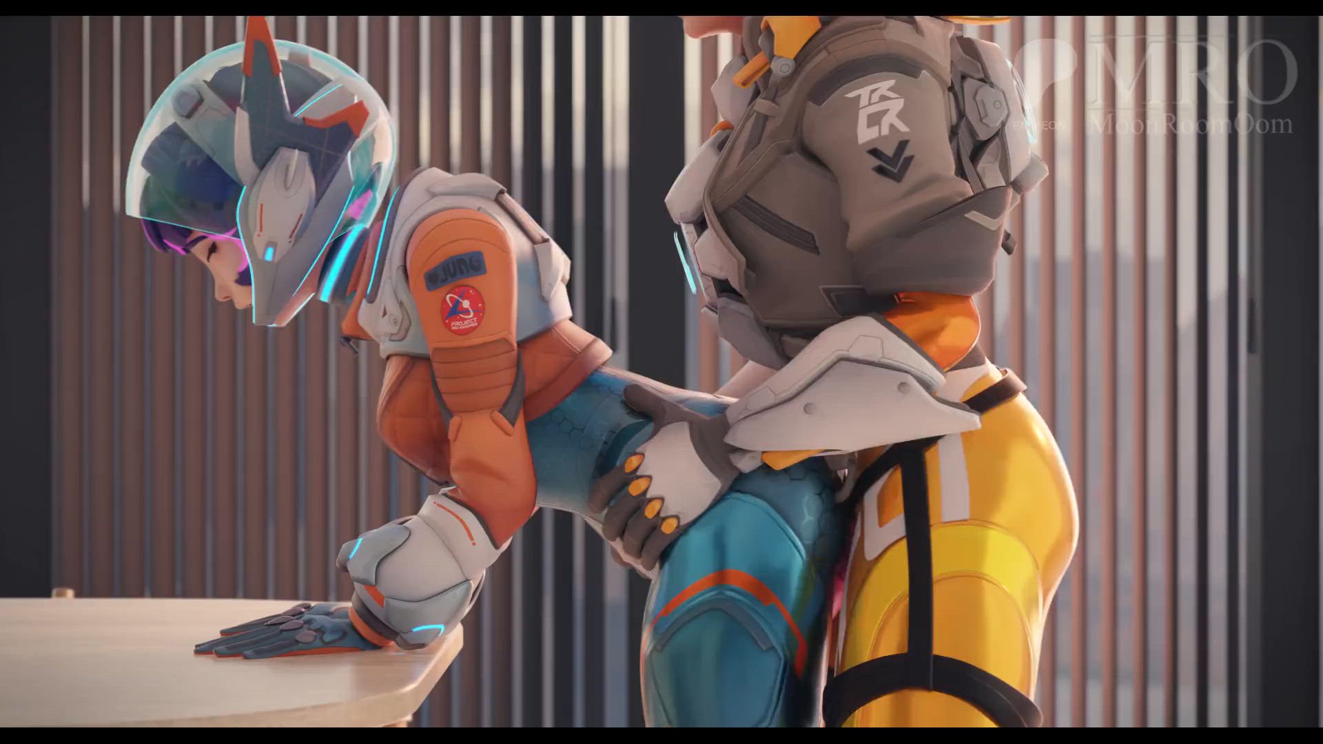 Animation Backshots Lesbian Overwatch