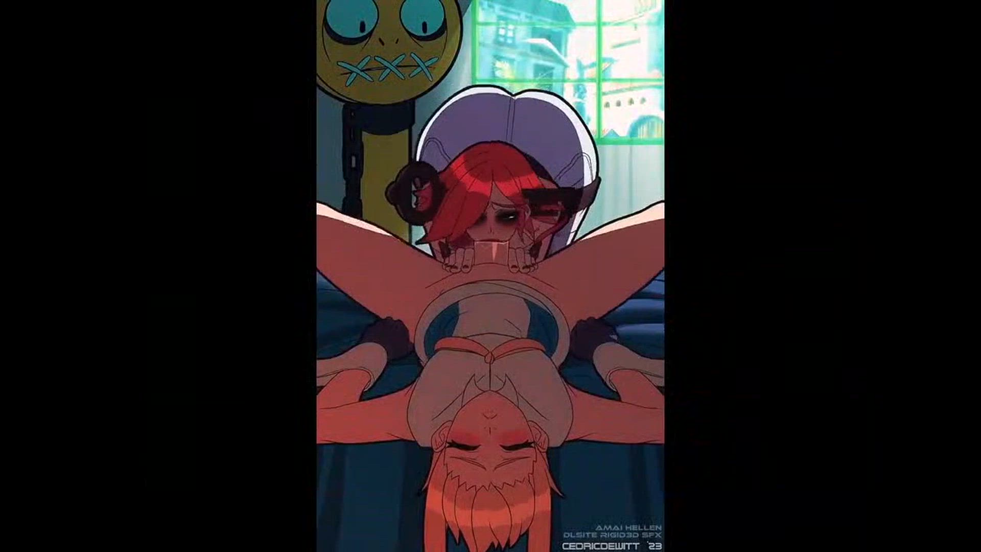 Animation Big Ass Blonde Blowjob