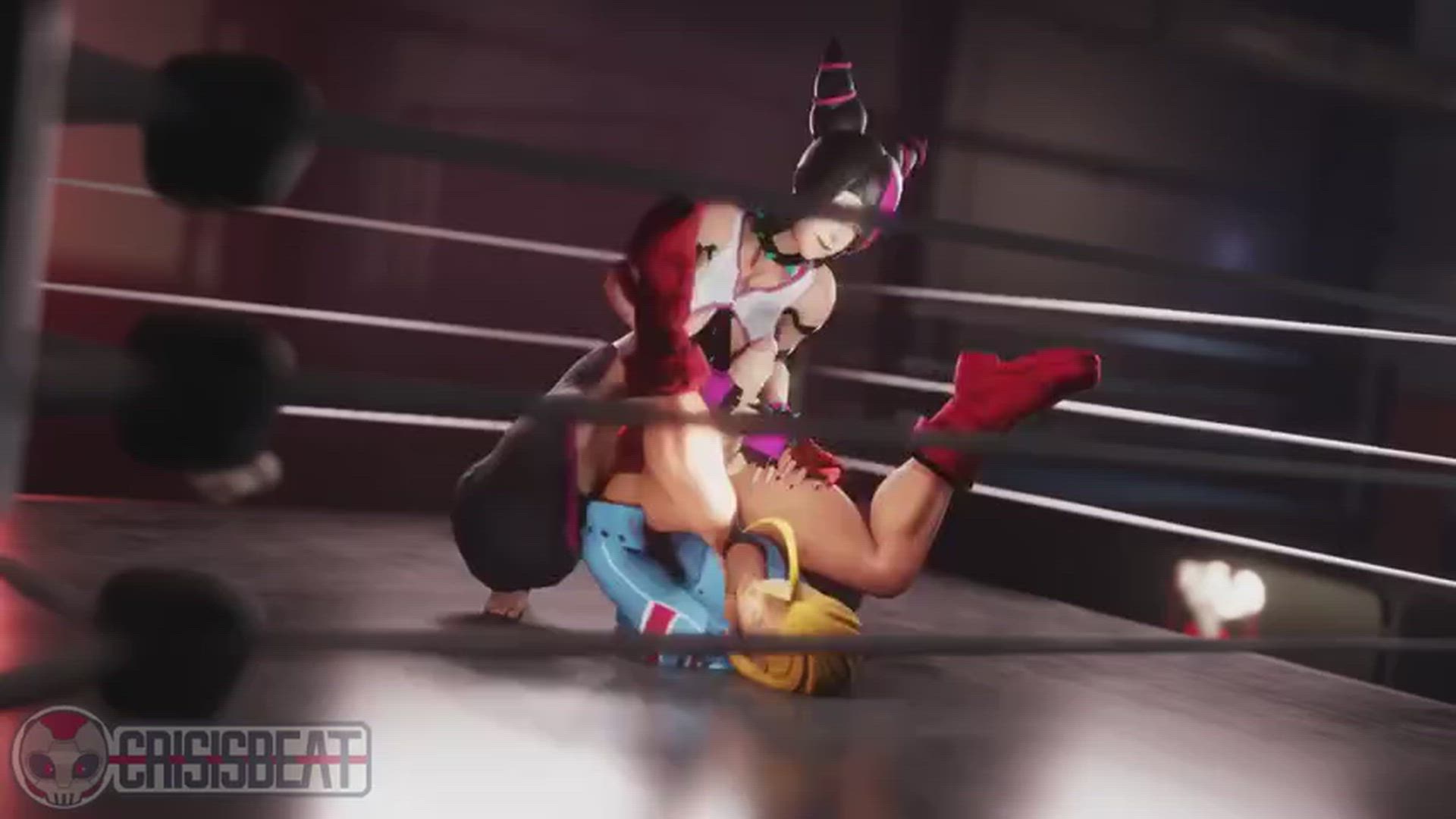 3D Animation Double Dildo Fit Chicks