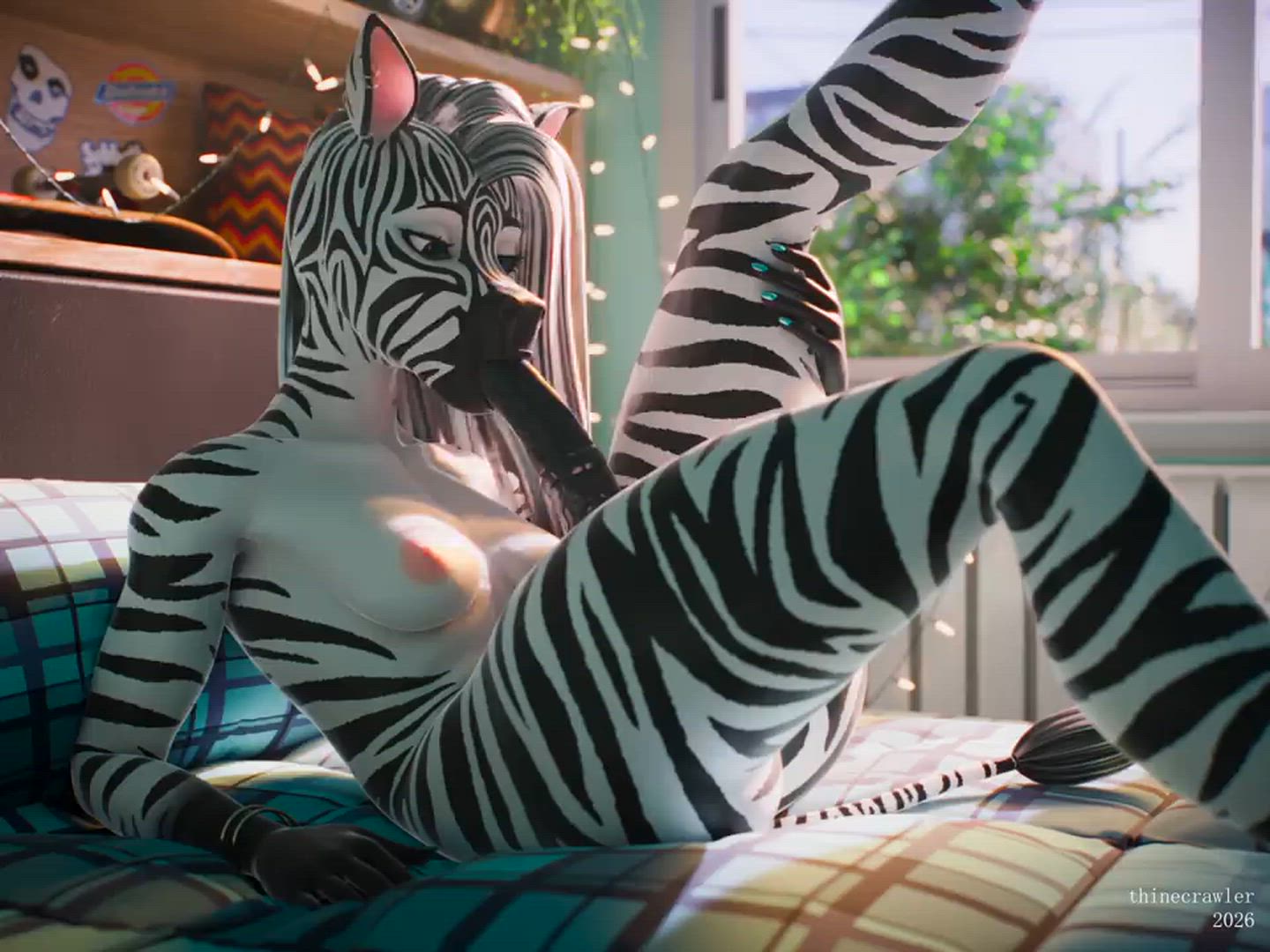 Autofellatio Big Dick Furry Futanari