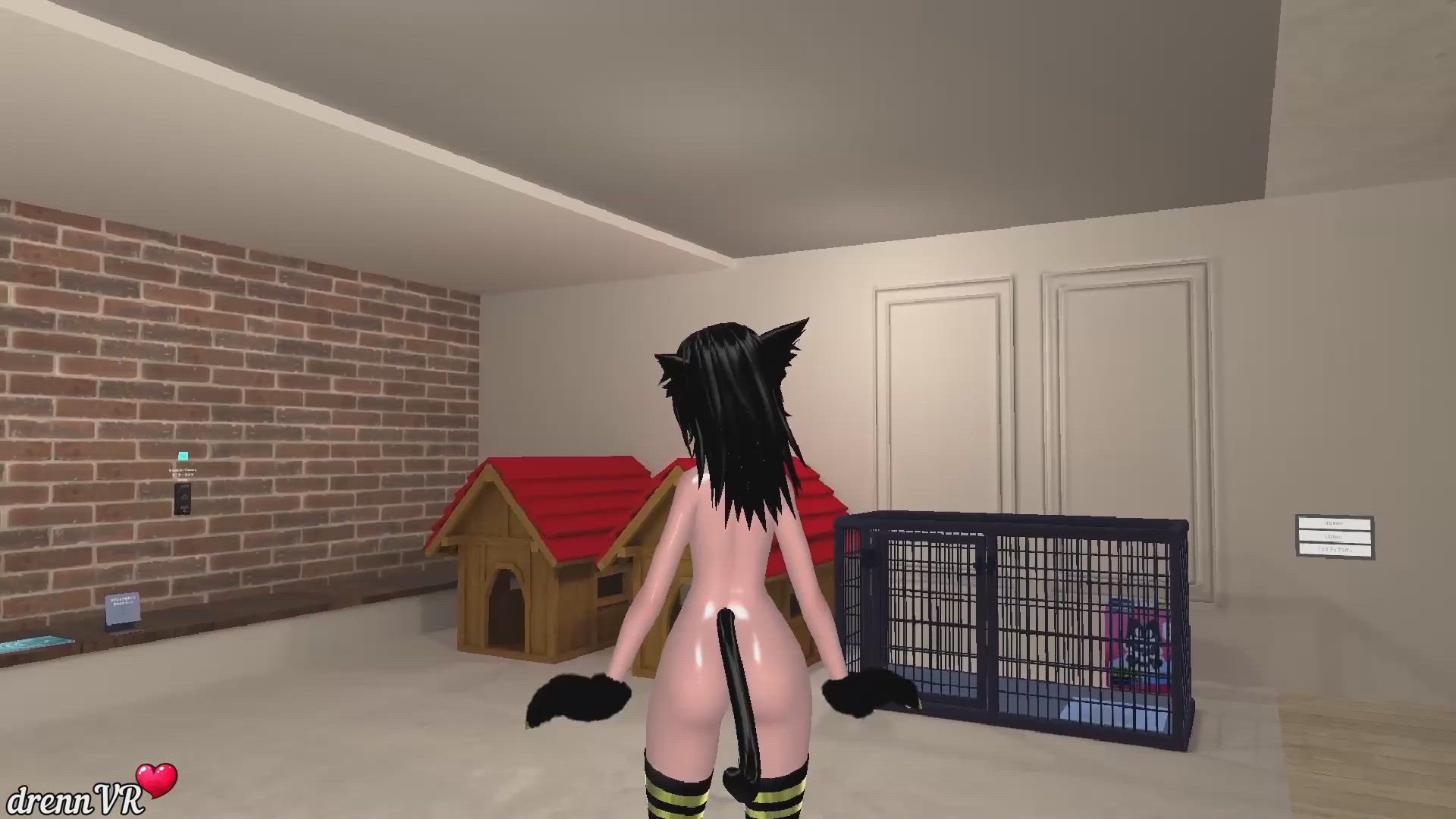 3D Anime Ass Brunette