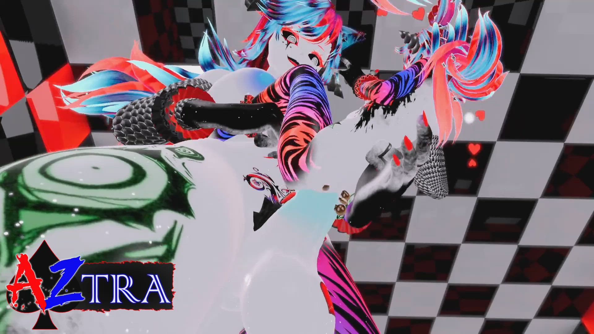 Animation Anime Big Dick Clown Girl