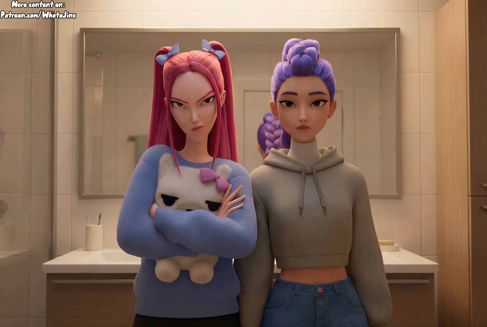 Animation Anime Petite Undressing