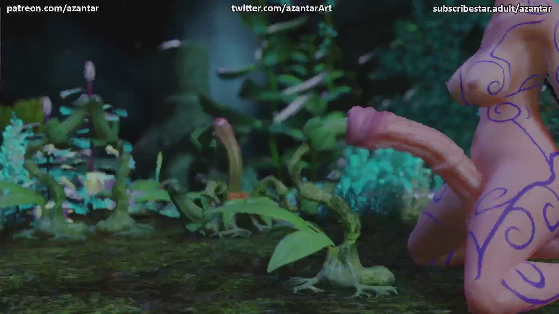 Alien Animation Futanari