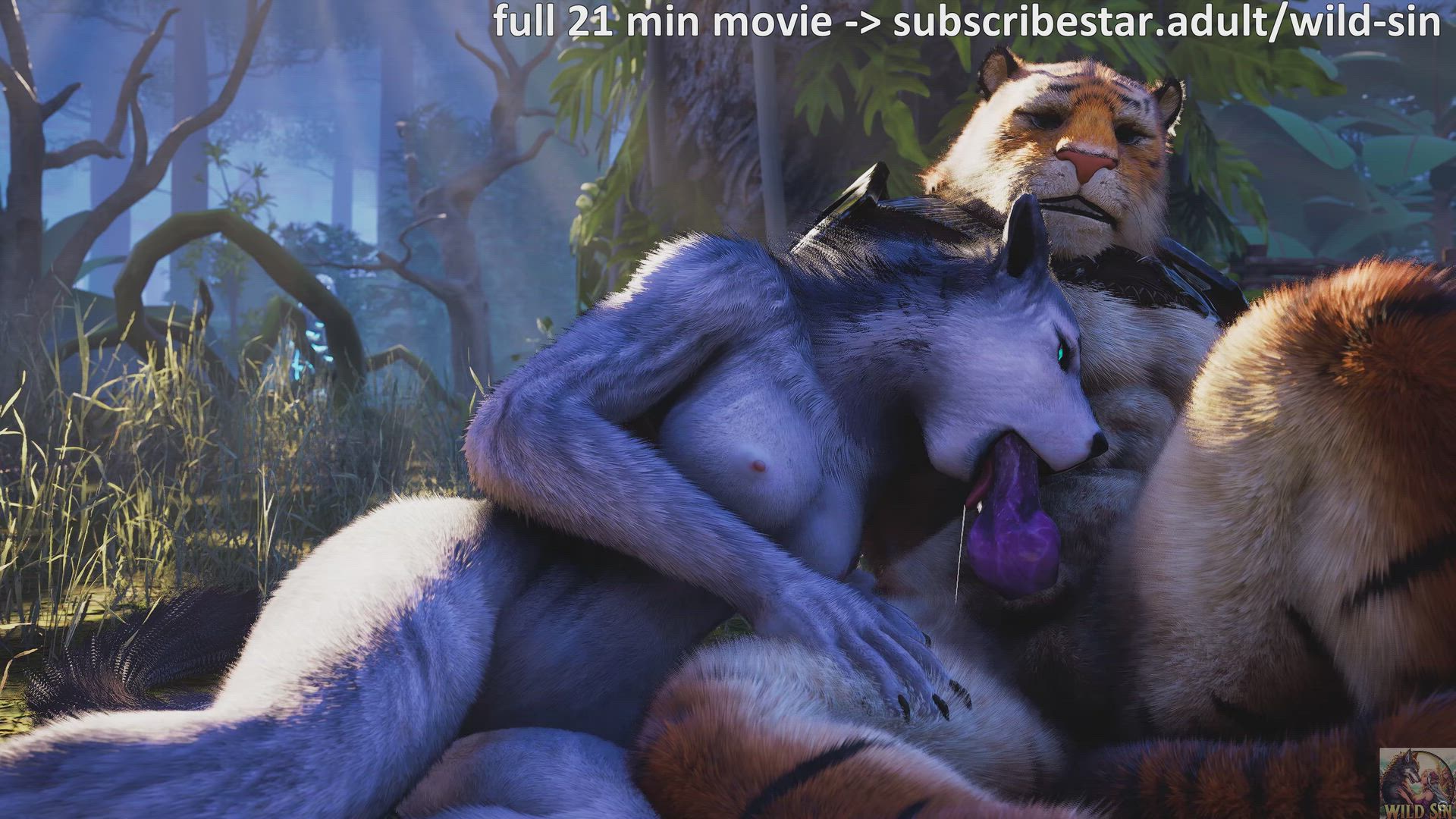 3D Animation Blowjob Furry