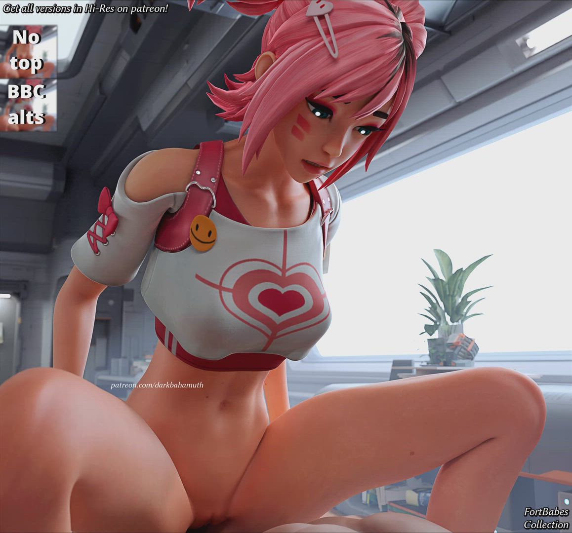 3D Animation Bottomless Cowgirl