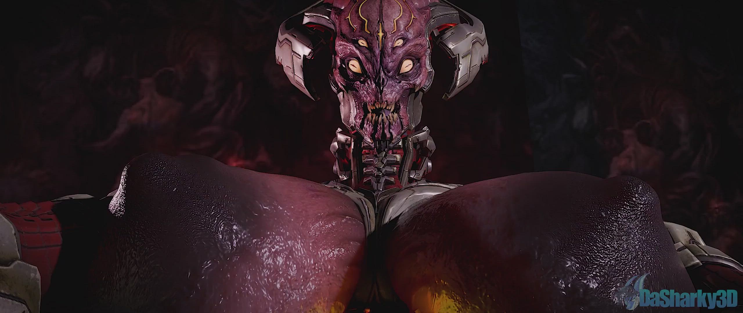 3D Animation Big Tits Breast Sucking