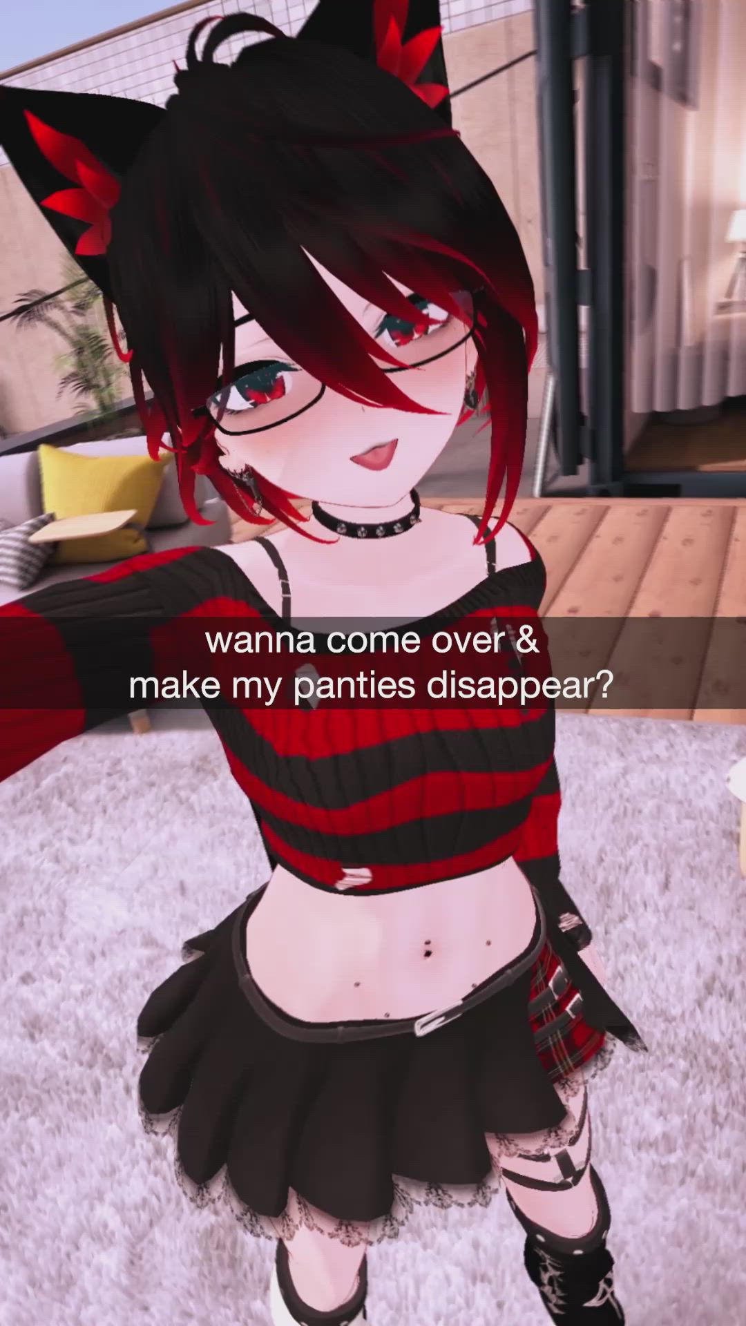 3D Animation Anime Catgirl