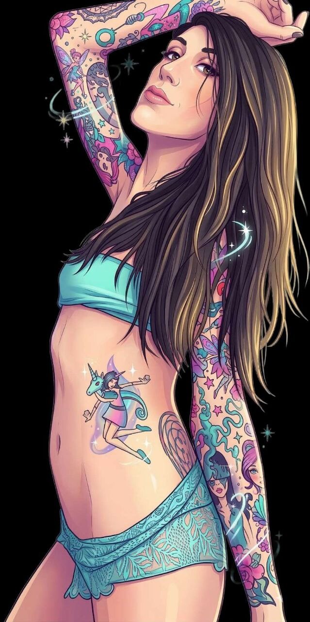 Ai Generated Art Babe Cartoon