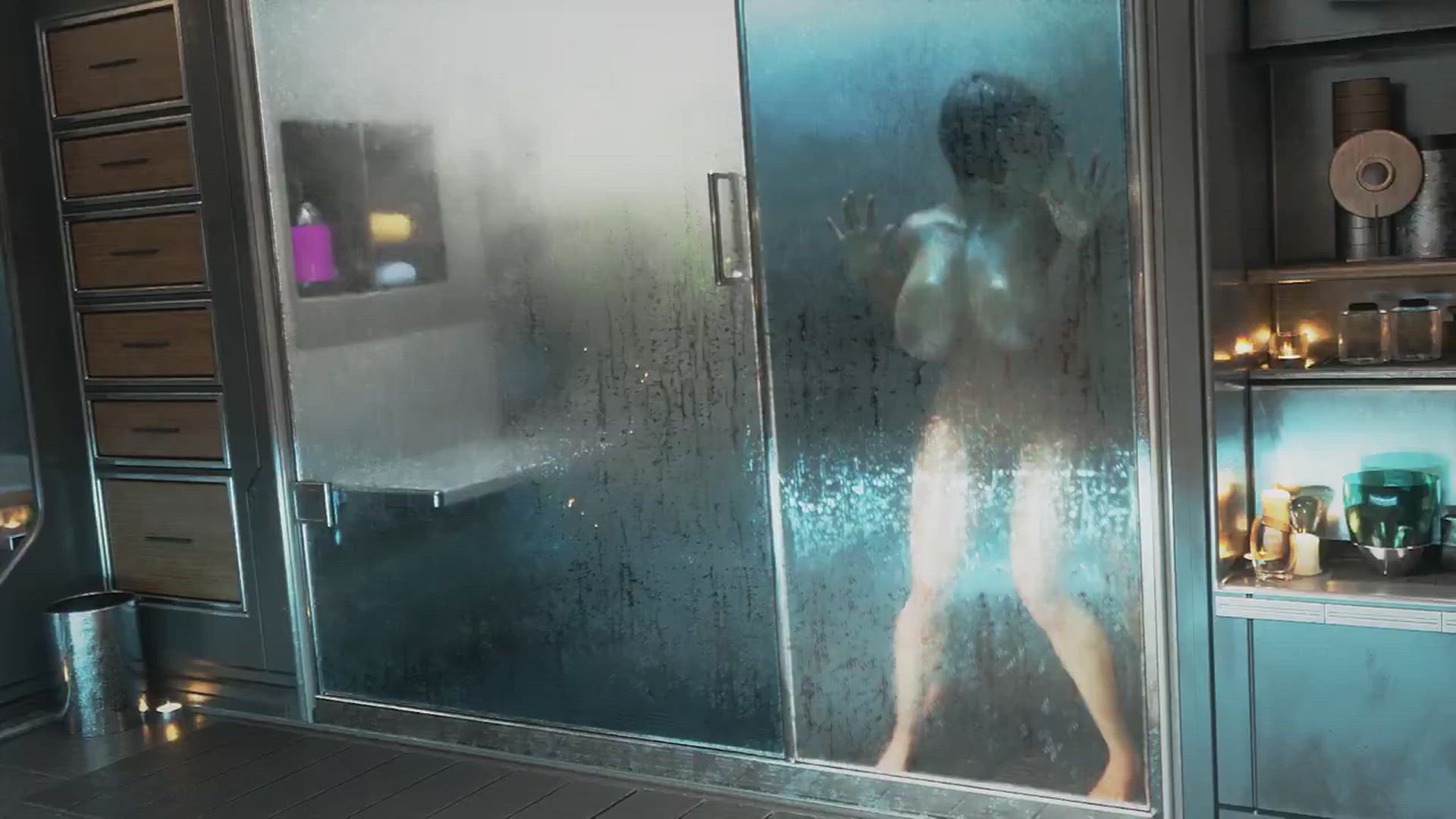 3D Animation Bathroom Futanari