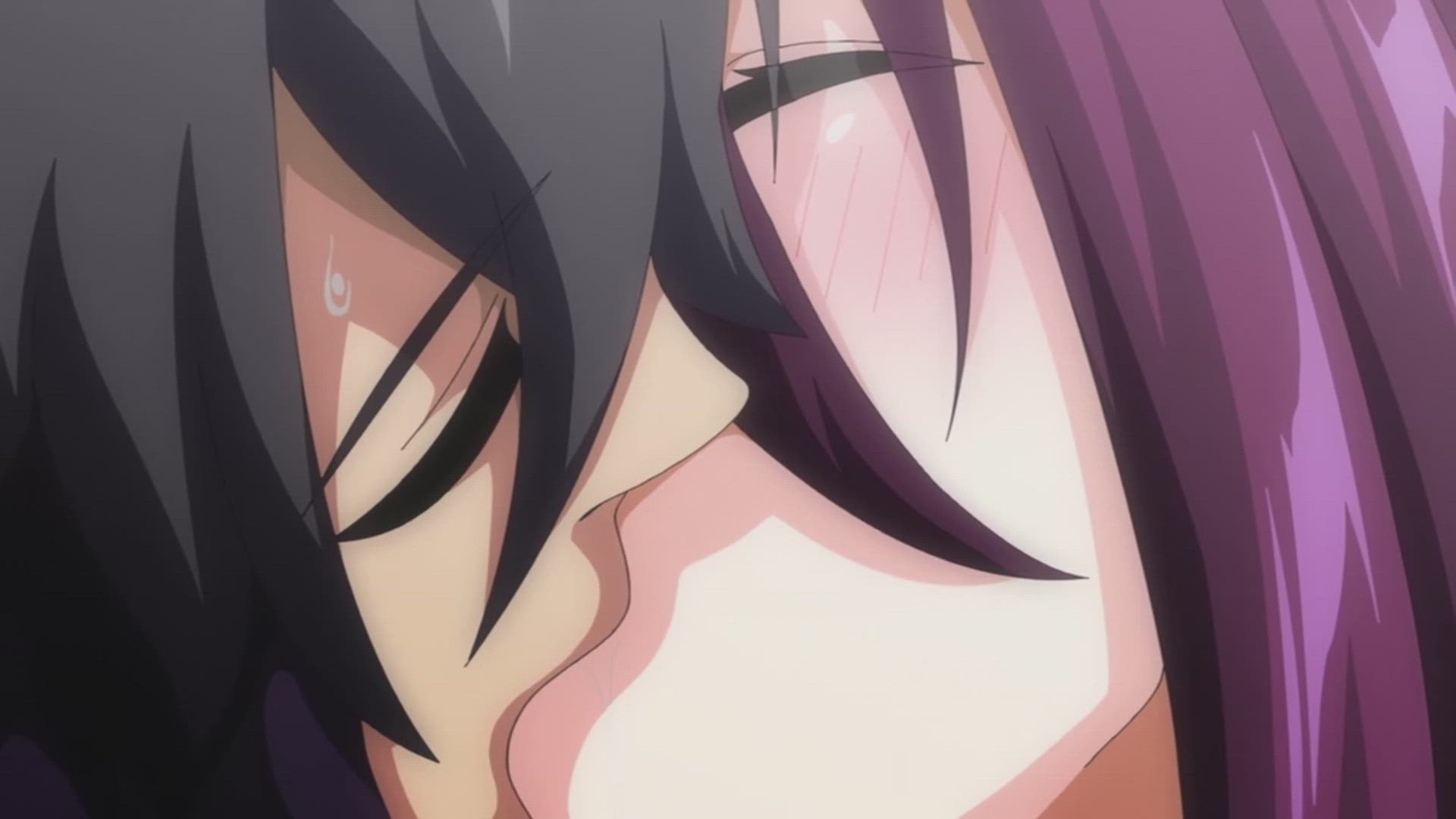 Anime French Kissing Handjob Hentai