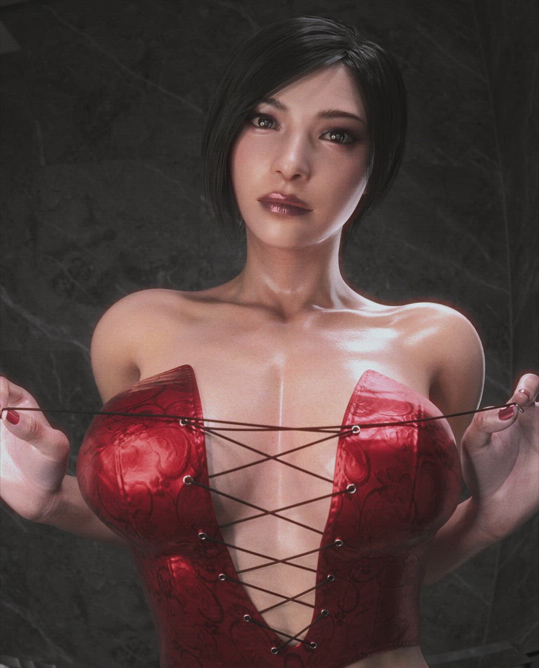 3D Animation Asian Boobs