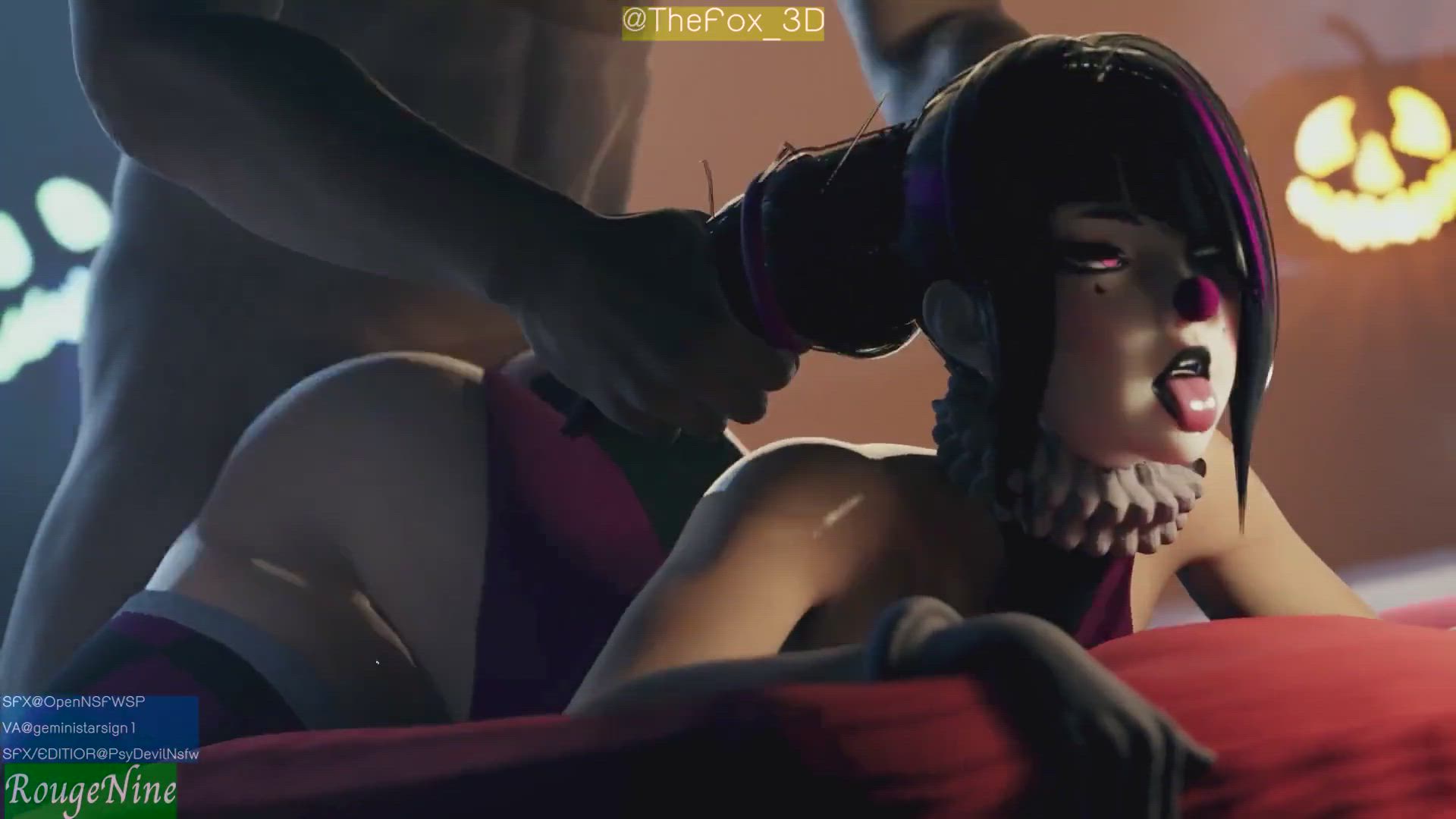 3D Doggystyle Hair Pulling Sex