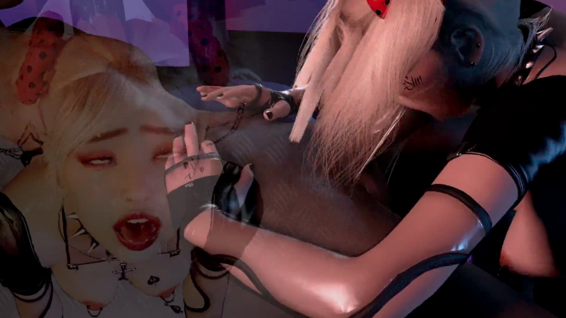 3D Ahegao Animation BBC