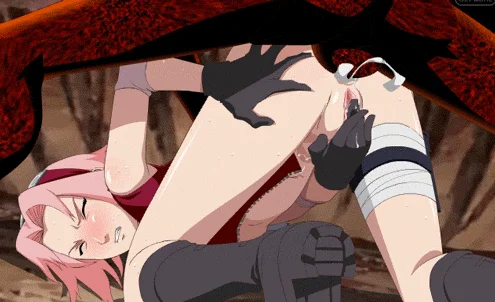Sakura Squirts While Kyuubi Cums