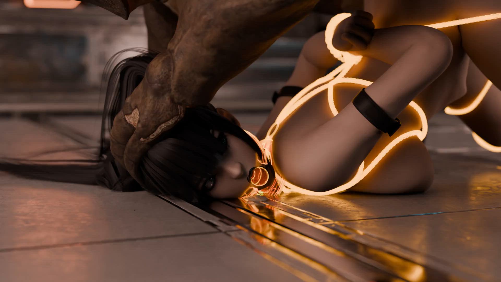 Animation Monster Monster Cock