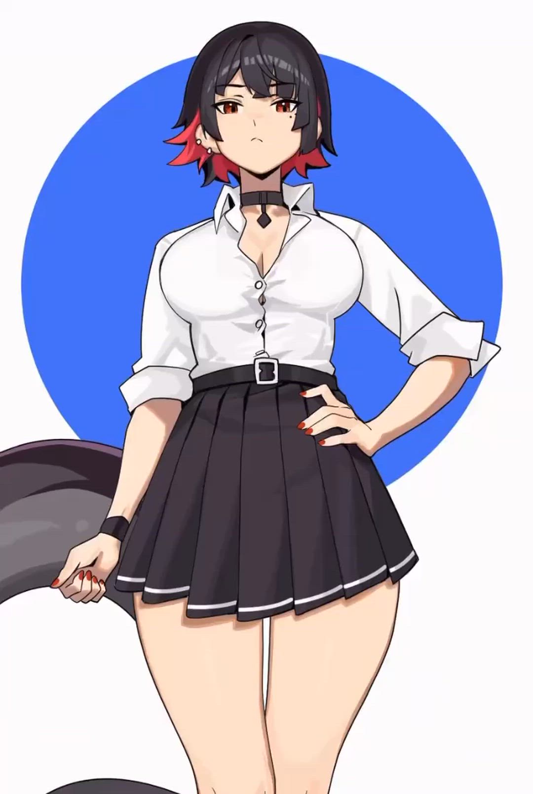 Flashing Hentai Upskirt