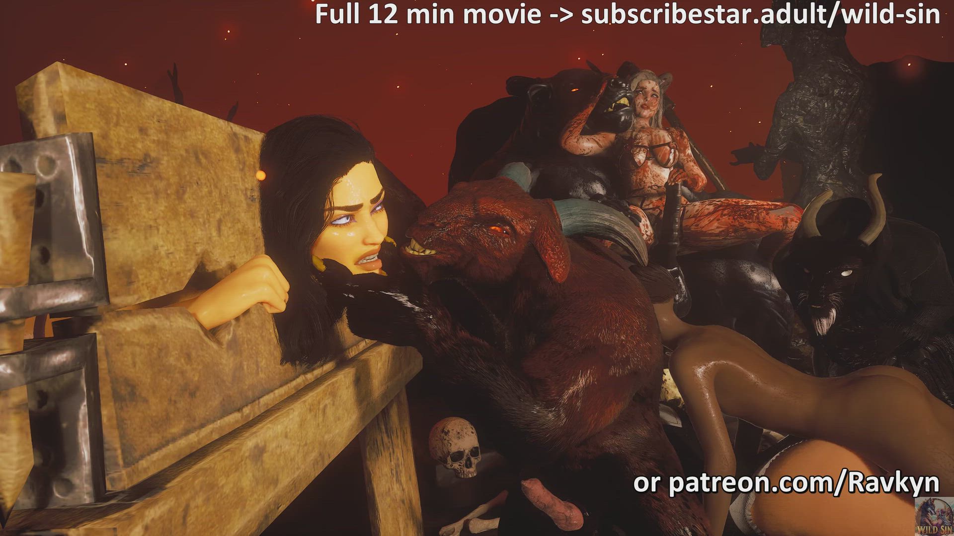 3D Animation Bondage Demon