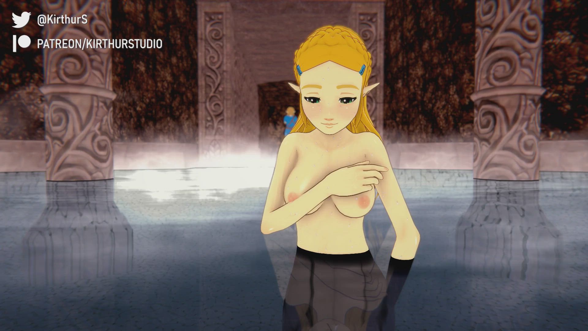 3D Animation Anime Doll