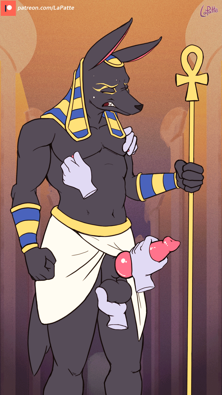 Anubis Getting Jerked Off