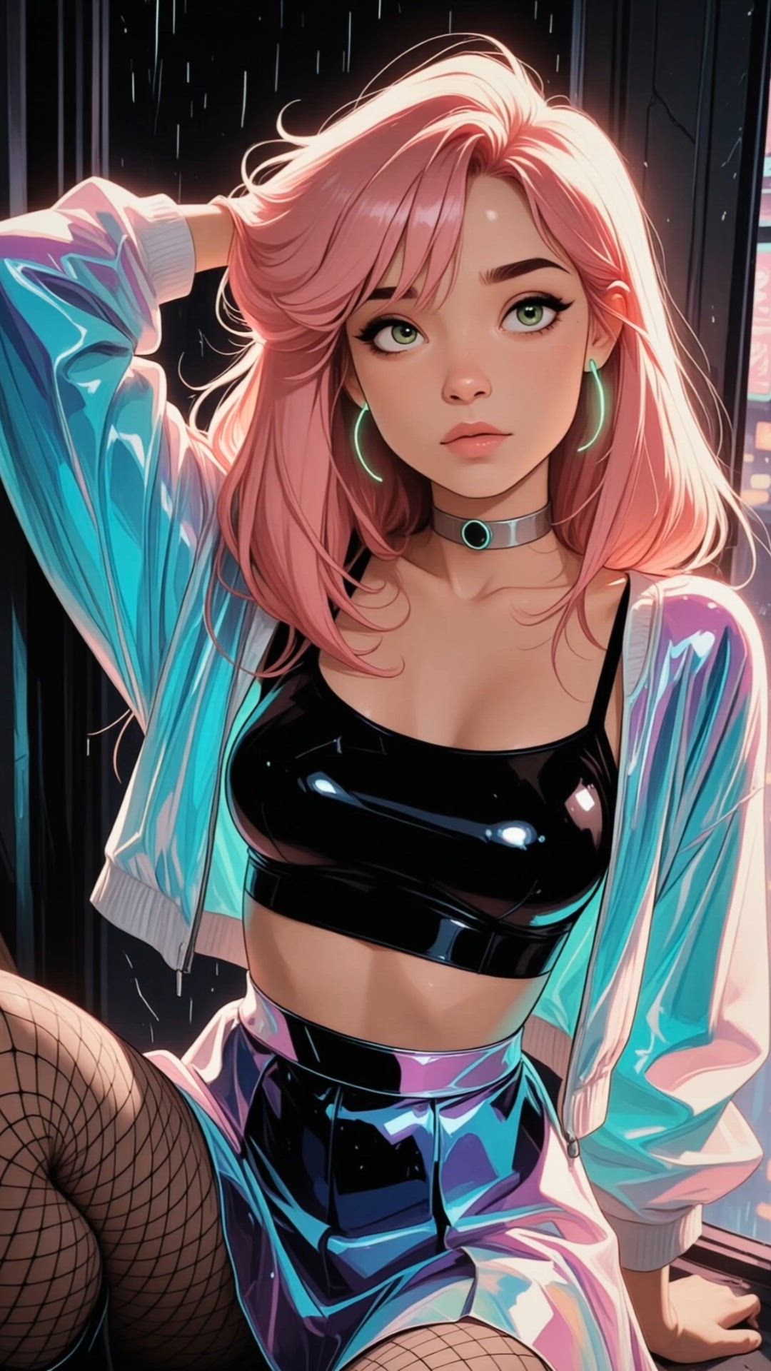 Ai Generated Hentai Latex Neonaphrodite