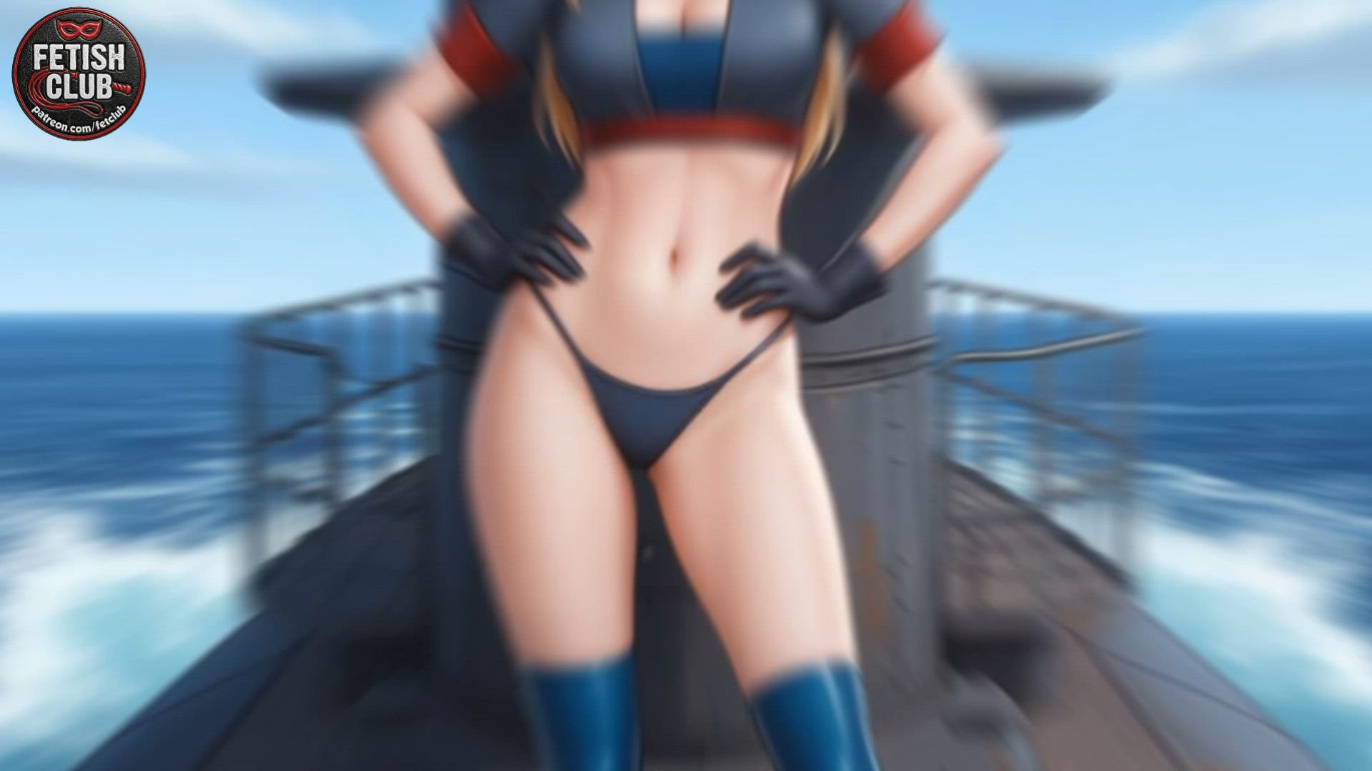 Animation BDSM Big Tits Blonde