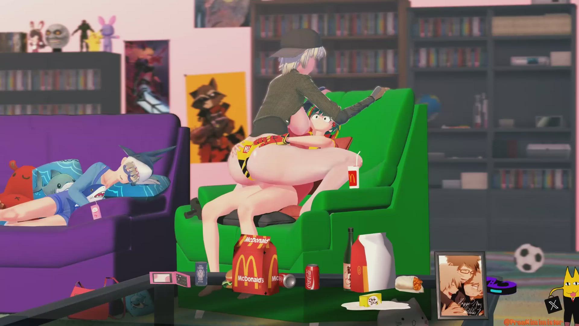 3D Animation Anime Big Ass