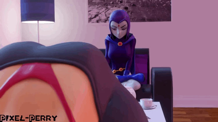 Raven Fingers Herself While Watching