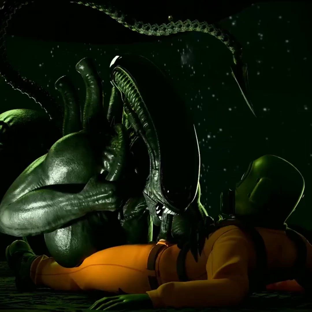 3D Alien Animation Big Ass