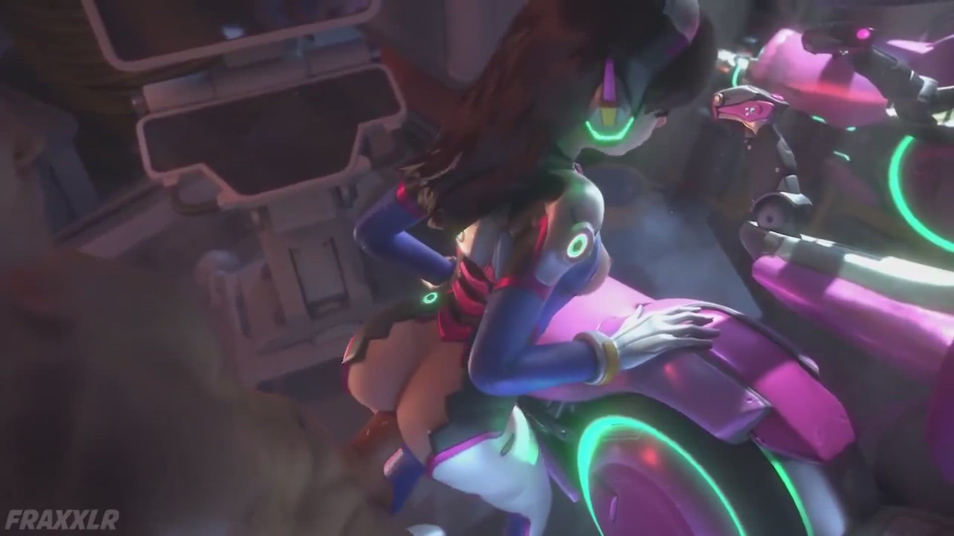 Interracial Overwatch Standing Doggy