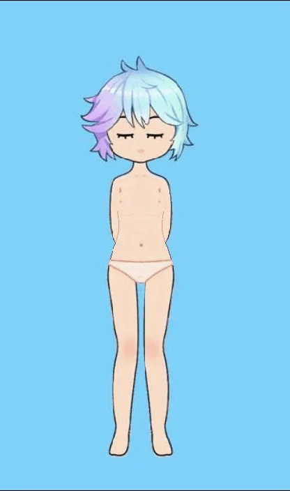 Blue Haired Futa Panties Burst