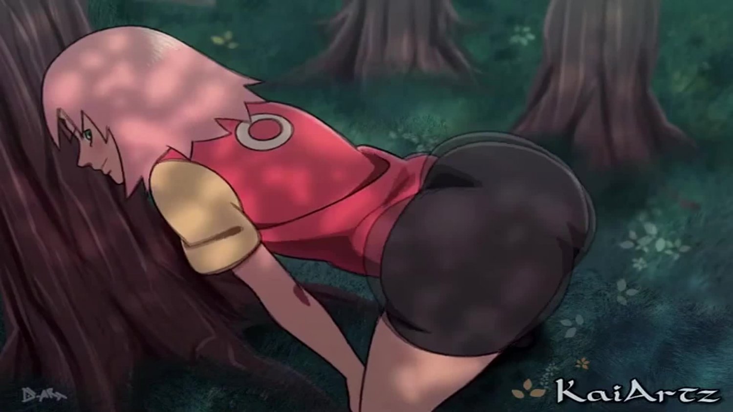 (ECCHI VERSION) "Spank my ass" - Bate na minha bunda - Naruto ass shake hentai