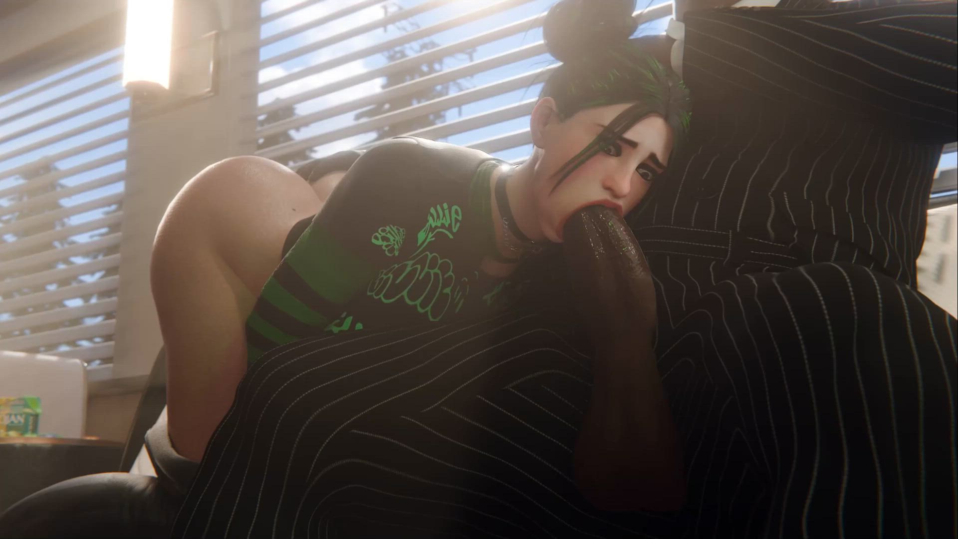 3D Animation BBC Back Arched