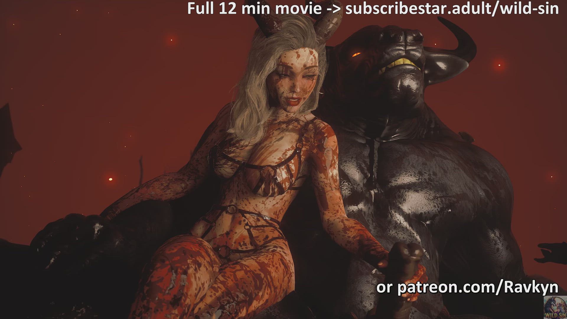 3D Animation Blowjob Monster