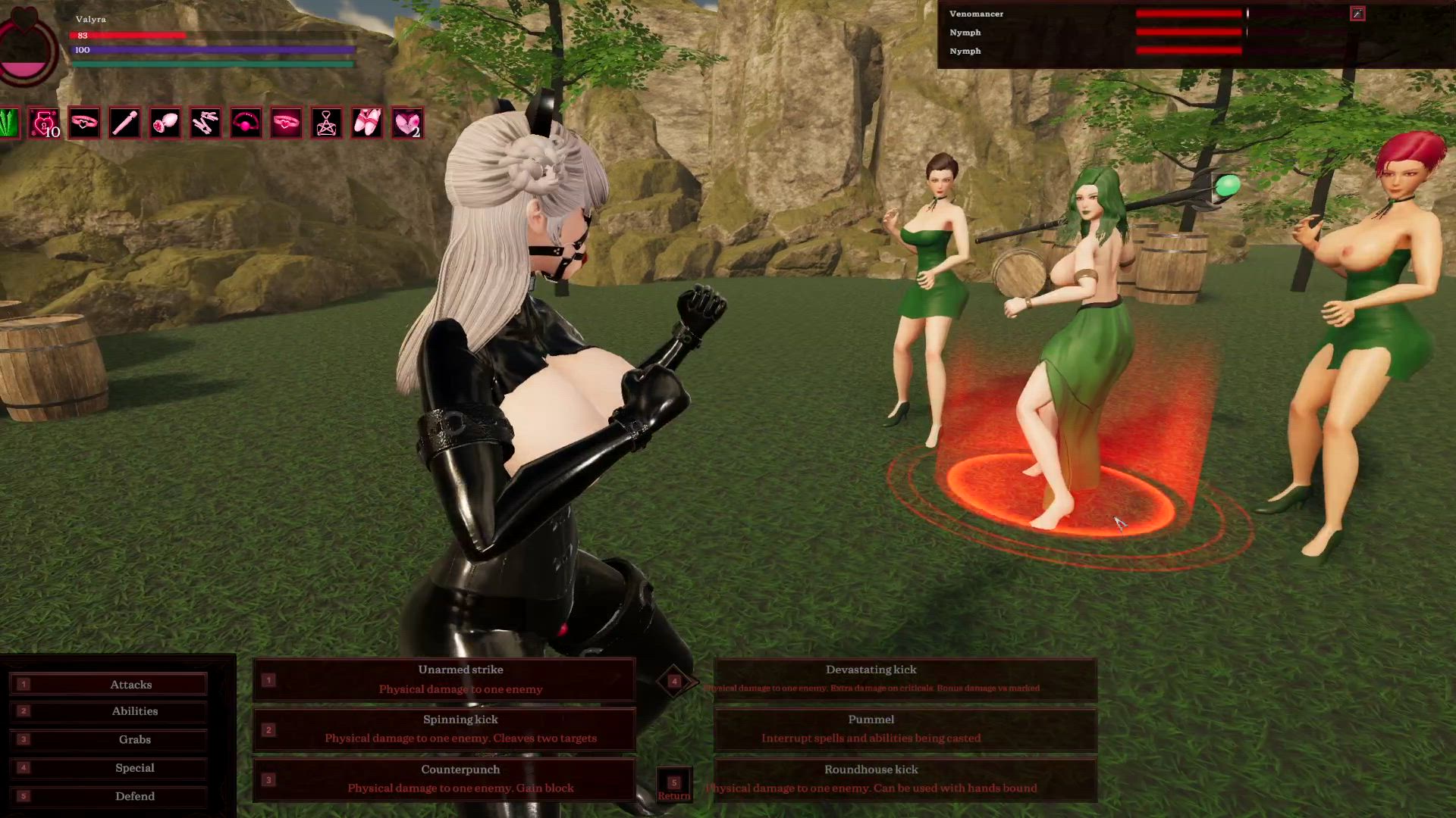 Adult Game Animation Bondage Catsuit