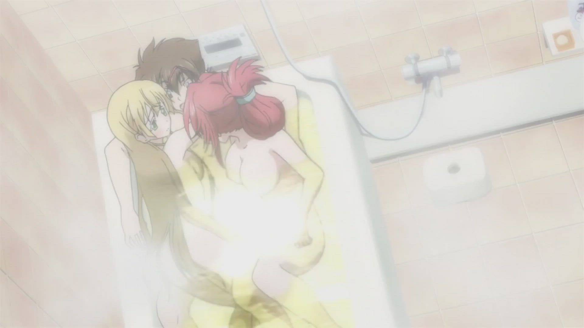 Anime Bathtub Big Tits Ecchi
