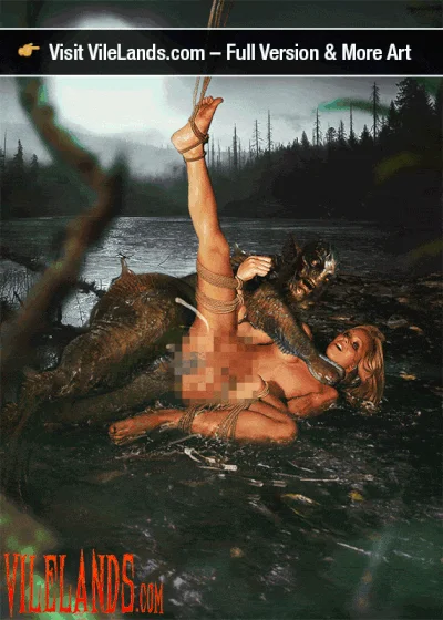 Lake Monster Porn Art –