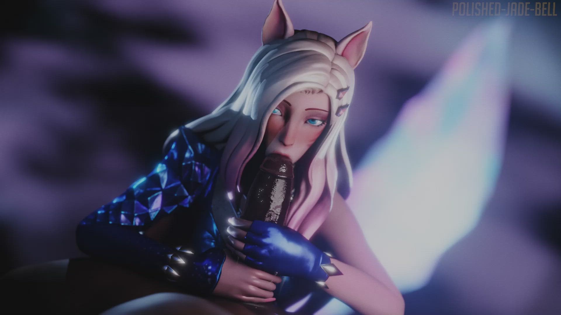 3D Animation BBC Blowjob