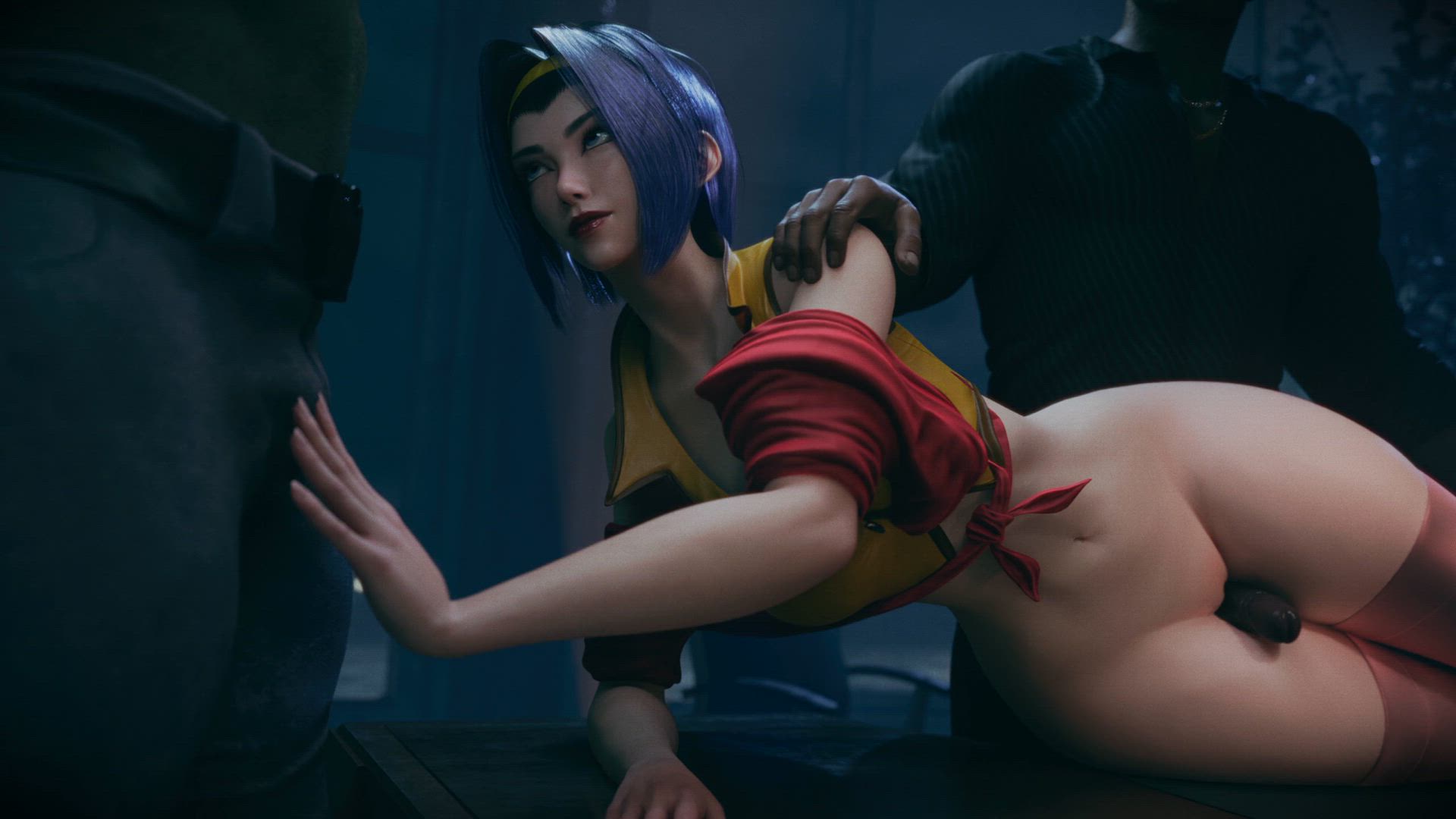 3D Anime BBC Cumshot