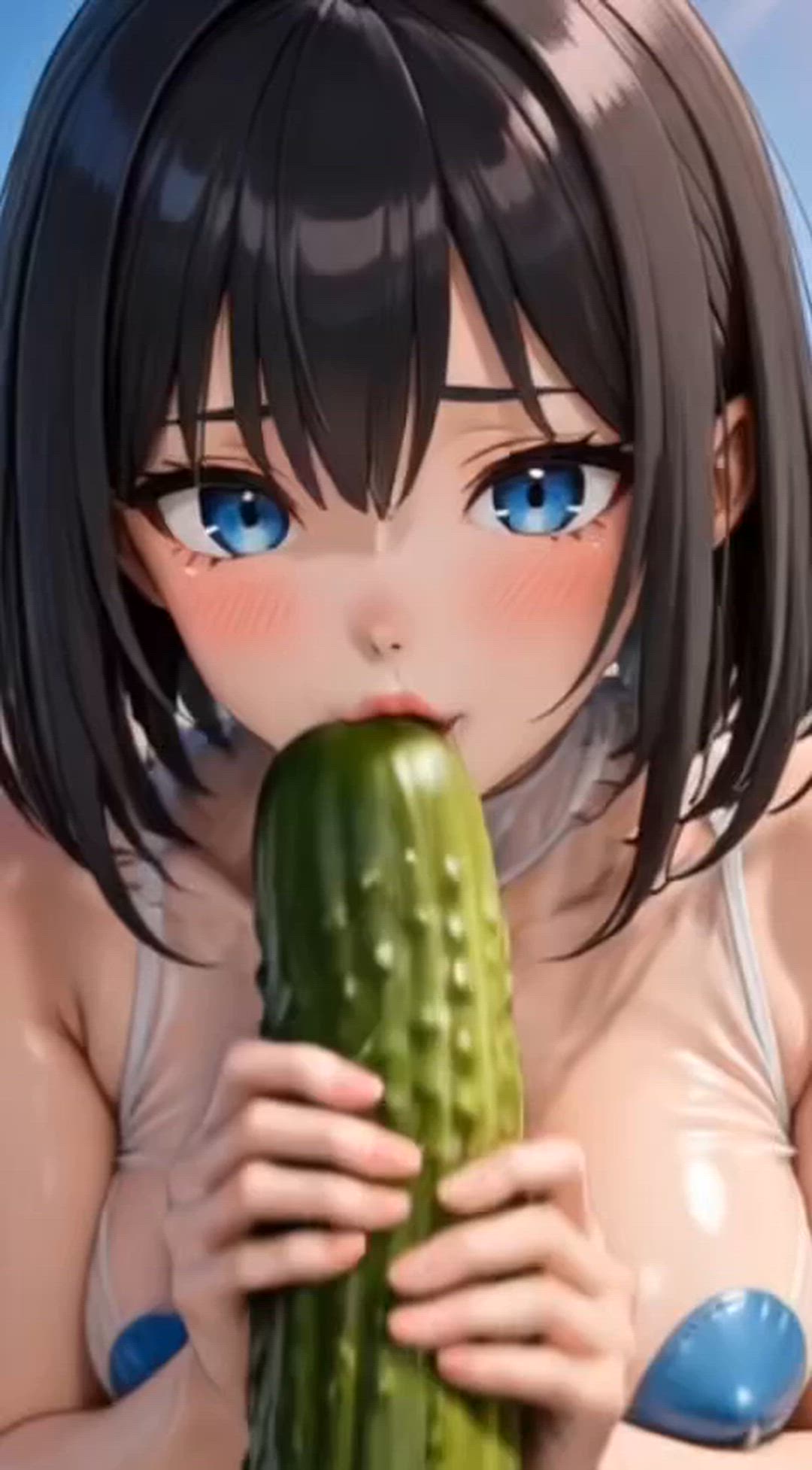 Ai Generated Anime Beach Bikini