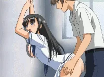 Sexy Dark Haired Brunette Getting